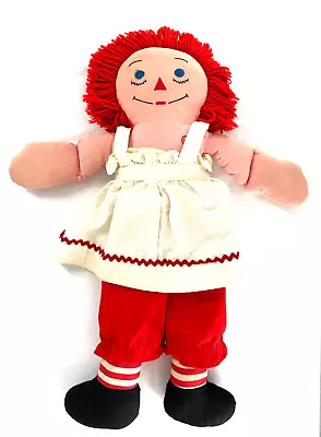 Large Vintage Raggedy Ann Fabric Doll-24  • $12