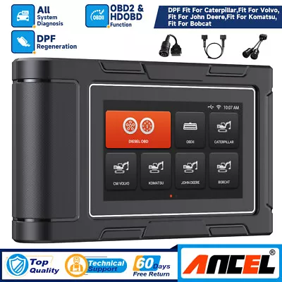 ANCEL HD3600 All System Heavy Duty Truck Construction Diagnostic Scan Tool DPF • $374.99