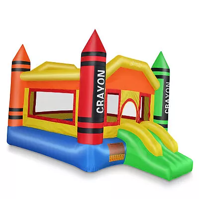 Mini Crayon Bounce House Slide Bouncer Inflatable Only • $159.95