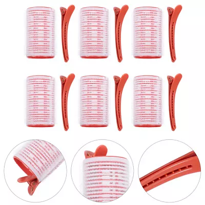  6 Pcs Hair Styling Rollers Curlers Magnetic Tools Hairdressing Miss Hairpin • £9.14