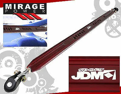 For 92-95 Civic 96-00 Hatchback Red JDM Sport Rear Upper C-Pillar Bar Strut Bar • $47.99