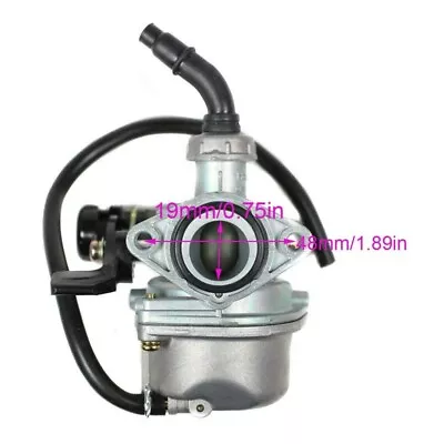 19mm Carburetor PZ19 Carb For Chinese 50 70 90 110 125 135 Cc ATV Quad NEW • $15.99