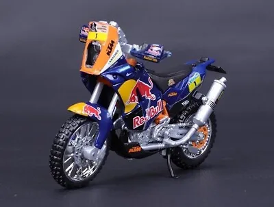 CR Bburago 1:18 KTM 450 Dakar Rally Sports Model Toy Metal Motorcycle • $19.99