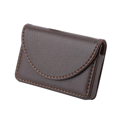 £6.49 • Buy Name Card Holder(Coffee)Portable Leather Business Name Card Holder Case Walle UK