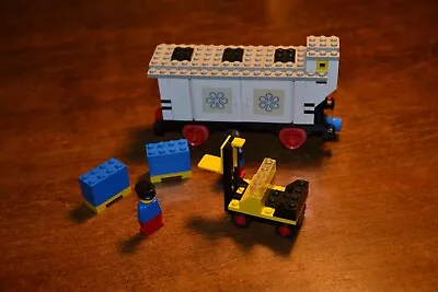 LEGO 70S 147 Railroad Refrigerator 70s Refrigerated Wagon With Forklift 1976 • $32.08