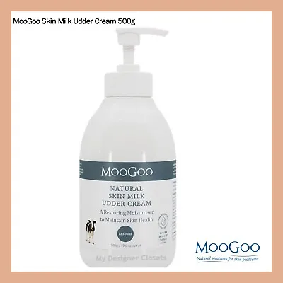 $37.99 • Buy *Weekly Special Buy* MooGoo Natural Skin Milk Udder Cream Repair 500g Value Pack