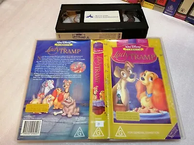 LADY & THE TRAMP - Collectors Edition - Walt Disney Rare Classic VHS - CARTOON • $9.95