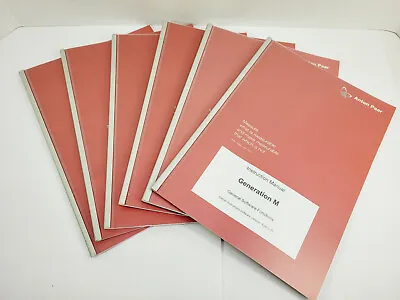 Set Of 6 Anton Paar Instruction Manuals - Generation M DMA 4100 Alcolyzer Plus • $110