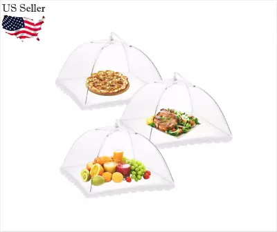 1pc Foldable Food Cover Picnic Mesh Net Tent Umbrella Covers For Home Outdoor • $6.97