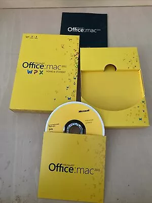 MS Microsoft Office MAC 2011 Home And Student Family Pack For 3PCs =Full Retail= • $60