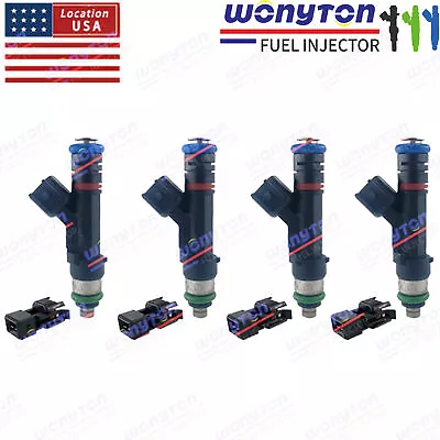 Set 4 Upgrade Bosc* EV14 Fuel Injectors 0280156013 For BMW Ford Dodge Audi I4 • $40.32