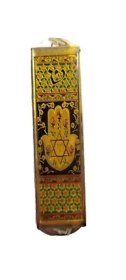 Star Of David & Hamesh Hamsa Hand Mezuzah For Kosher Scroll • $25