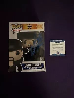 Undertaker Signed Funko Pop 08 Autograph WWE Beckett BAS COA RAW SmackDown Rare • £301.60