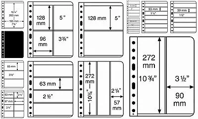 £7.99 • Buy Lighthouse Vario Pages Black Clear All Types For Banknotes Stamps Postcards 