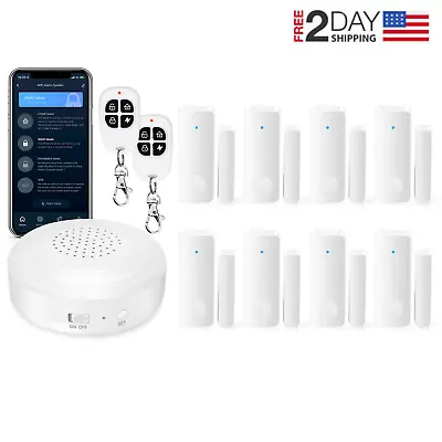 $62.69 • Buy Home Security System 11-Piece Wireless Alarm System Kit, DIY No Monthly Fee