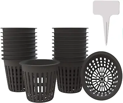 4 Inch Plastic Net Cups Pots Plant Containers For Hydroponics Aquaponics Orchi • $9.99