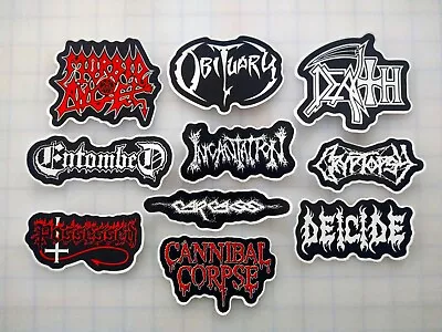 Death Metal Sticker Lot (10 Pack) SET 1 Black Extreme Punk Grindcore Crust Cvlt • $12.99