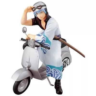 Ichiban Kuji Gintama Gintoki Sakata & Scooter Painted Figure Banpresto Japan • $189.68