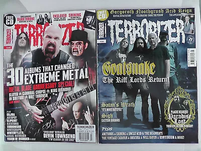 Terrorizer Lot 226 260 GoatSnake Weedeater SlipKnot Metal Blade Magazine • $11.99