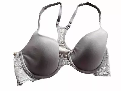 Women’s VICTORIA SECRET Body By Victoria Racer Back Front Close Demi Bra 34 C  • $2.22