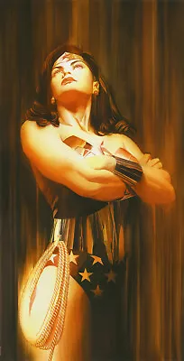 Alex Ross SIGNED Shadows Wonder Woman SDCC Exclusive Giclee Paper Print Ltd Ed • $675