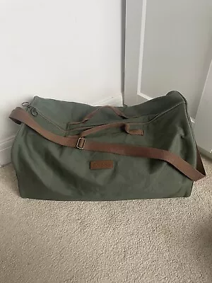 Barbour Dark Green Weekend Duffle Bag/Gym Sports Holdall Travel Bag • £31