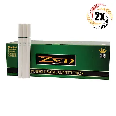2x Boxes ZEN Cigarette Tubes Menthol 100MM ( 400 Tubes ) Cigarette Tube RYO • $17.26