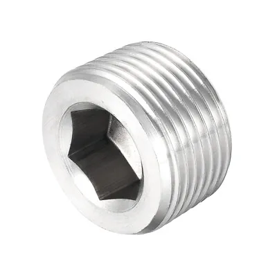 Hex Countersunk Plug - Stainless Steel Pipe Fitting 3/4NPT Male Thread Socket • $8.10