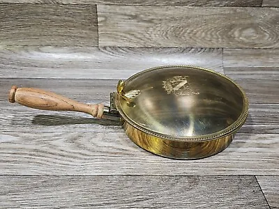 Vintage Gold Toned Brass Silent Butler Crumb Catcher Ash Pan Made In Italy • $10.59