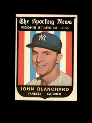 1959 Topps Baseball #117 John Blanchard RS RC STARX 5.5 EX+  (CS135756) • $8.99