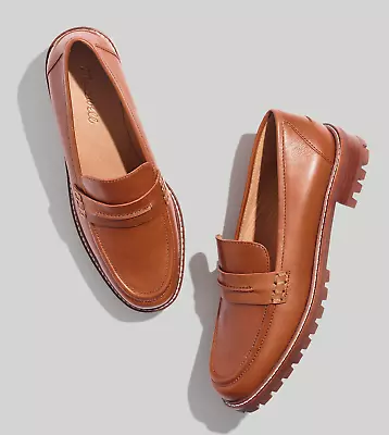 New MADEWELL The Corinne Lugsole Loafer In Dried Maple • $86.95