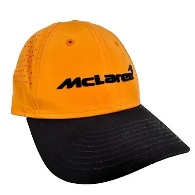 McLAREN Snapback Hat Orange Black 9Forty New Era YOUTH Motorsport Cap • $18