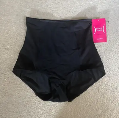 NEW YUMMIE TUMMIE PANTY Underwear Full BRIEFS SHAPER  Size S Black • £14.99
