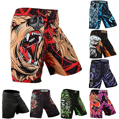 KOYES MMA Men’s Shorts Cage Fighter Grappling Kick Boxing Muay Thai Shorts • $23.99