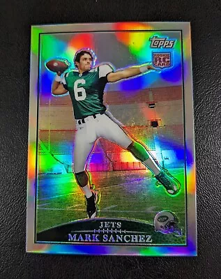 2010 Topps Chrome Mark Sanchez Refractor /99 🔥 Anniversary Rookie Reprint RC • $6.95