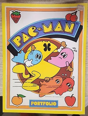 Vintage PAC-MAN Portfolio School Folder By Midway MFG. CO. 1980 • $9.99