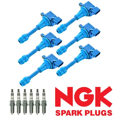 High Performance Ignition Coil & NGK Iridium Spark Plug For Nissan Infiniti V6 • $143.16