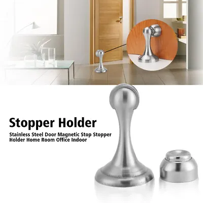 £5 • Buy Stainless Steel Door Magnetic Stop Stopper Holder Home Room Office RH