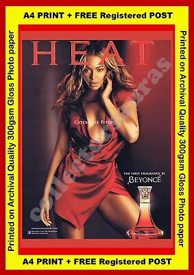 Beyonce's First Fragrance HEAT Advertisement - A4 Size High Quality Print ONLY • $24.95