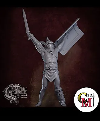 Roman Gladiator Murmillo Figure Resin 3D Printed By Hellbender Museum • $11.50