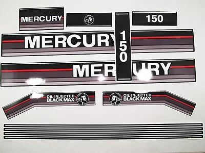 For MERCURY 150 Two Stroke Outboard Vinyl Decal Set From BOAT-MOTO / Sticker Kit • $46