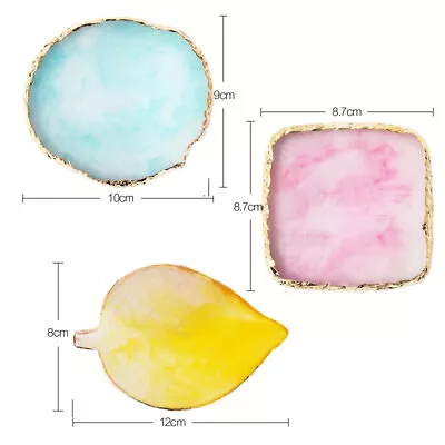 Nail Gel Display Resin Plate Nail Art Painting Nail Polish Palette Manicure • $7.64