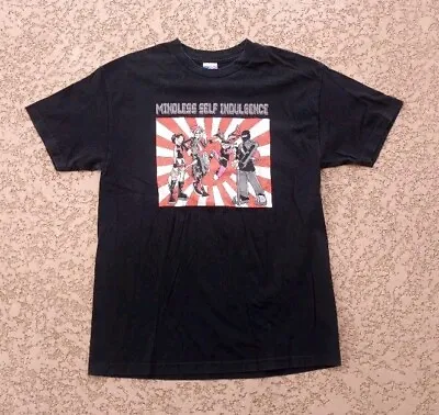 VTG Mindless Self Indulgence MSI Band Tee Shirt Sz L Goth Emo Electropunk 2000s • $145