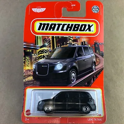 2023 Matchbox LEVC TX Taxi Black 46/100 1:64 Scale Diecast Car 70 Years • $2.99