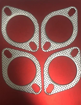 $9.99 • Buy Exhaust Flange Gaskets 2.5  Set Of 4 Gaskets 105mm Bhs Suit Commodore