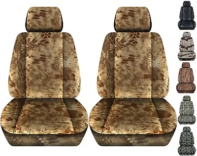 Front Set Car Seat Covers Fits 2005-2020 Toyota Tacoma     Choice Of 6 Colors • $79.99