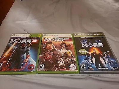 Mass Effect Trilogy (Microsoft Xbox 360 2012) • $15