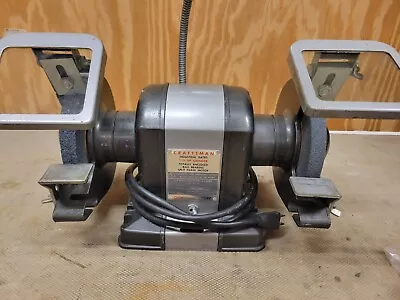 Vintage Craftsman Industrial Rated 1/3 HP Bench Grinder Model 397.19580 • $150