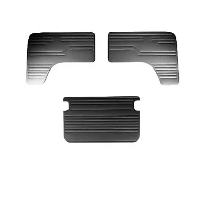 For VW T2 70-79 BUS INTERIOR DOOR PANEL Front Left Right Sliding 3 Pcs LHD Black • $313.40
