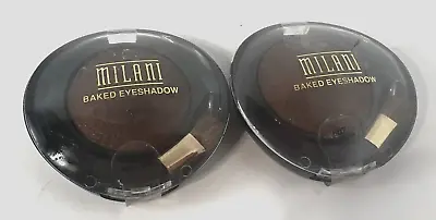 LOT OF 2  MILANI Wet/Dry BAKED EYESHADOW  #607 RICH JAVA  *Made In Italy + GIFT • $19.99